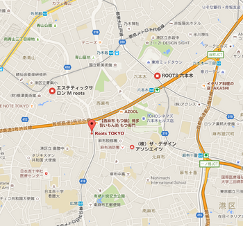 東京ROOTSの地図